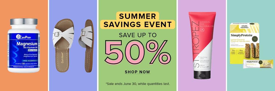 Summer savings event: Save up to 50%