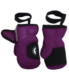 Calikids Fleece Mitten with Wrist Elastic Plum