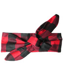 Baby Wisp Top Knot Headband Canadiana Red and Black