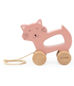 Trixie Wooden Pull Along Toy Mrs. Cat