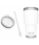 YETI Rambler Travel Mug 30oz + Straw Lid Bundle