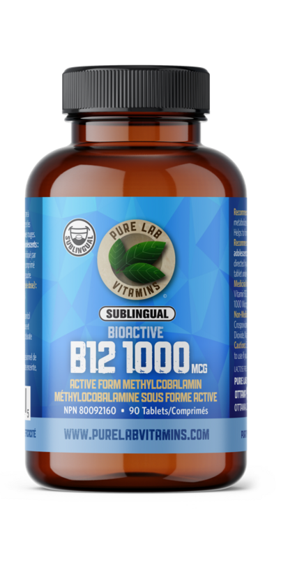 Buy Pure Lab Vitamins Bioactive B12 1000mcg Sublingual At Well.ca ...