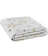 Kushies Percale Crib Sheet Golden Star