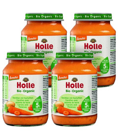 Holle Organic Jar Carrots & Potatoes Bundle