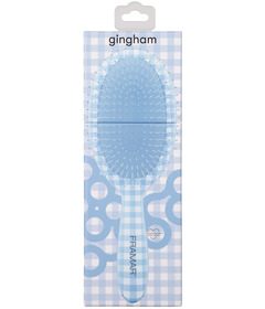 Framar Detangle Brush Gingham Blue