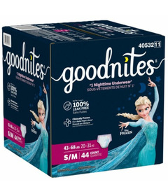 Huggies GoodNites Youth Pants For Girls Giga Pack