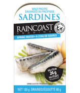 Sardines sauvages du Pacifique à l'eau de source de Raincoast Trading