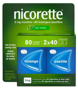 Nicorette 2mg de remplacement de la nicotine Pastilles Menthe