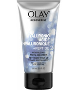 Olay nettoyant pour le visage Regenerist acide hyaluronique + peptide 24, sans parfum