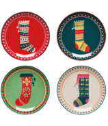 Now Designs Appetizer Plates Holiday Magic