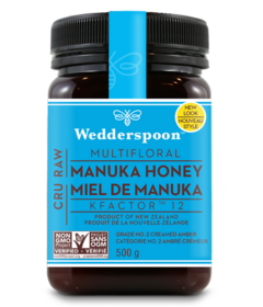 Wedderspoon 100% Raw Premium Manuka Honey KFactor 12