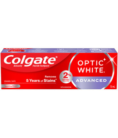 image of Colgate Optic White Advanced Teeth Whitening Toothpaste Sparkling White with sku:190810