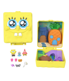Polly Pocket Spongebob Partnership Compact With Patrick Doll Playset