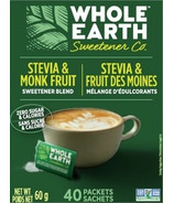 Whole Earth Stevia & Monk Fruit Packets