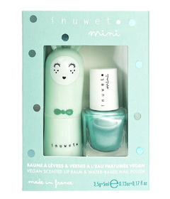 Inuwet Duo Aqua Apple Lib Balm + Apple Nail Polish