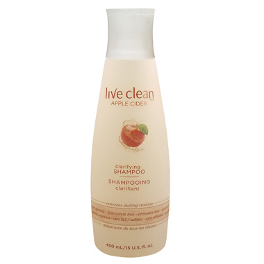 Live Clean Apple Cider Vinegar Shampoo Limited Edition Bonus Size Live Clean Apple Cider Vinegar Shampoo Limited Edition Bonus Size