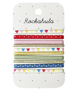 Rockahula Kids Rainbow Hearts Elastic Pony Pack