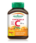 Jamieson Vitamin C Chewable Bonus Pack Tangy Orange