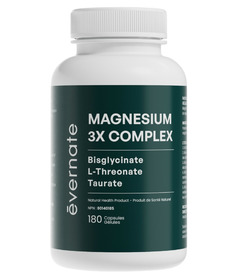 Evernate Sleep, Stress & Muscle Magnesium 3X Complex