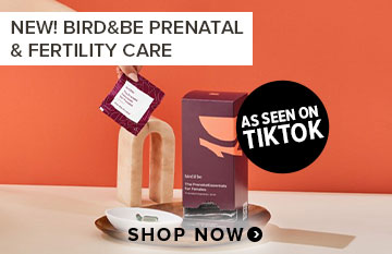 New! bird & be prenatal and fertility care. As seen on Tiktok