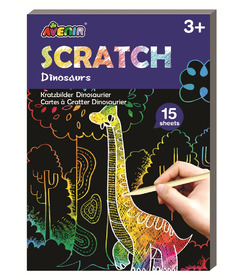 Avenir Mini Scratch Book Dinosaurs