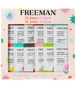 Freeman 12 Days of Glow Facial Mask Set