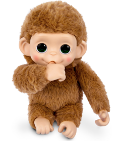 Little Live Pets My Baby Mini Monkey Pepi Peach