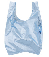 BAGGU Standard Baggu Bleu clair métallisé