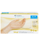 MedPro Defense Vinyl Powder-Free Exam Gloves Small