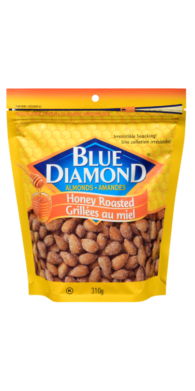 Acheter Blue Diamond Almonds Honey Roasted chez Well.ca | Livraison ...