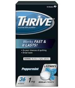 Thrive 1mg Nicotine Replacement Lozenges Peppermint Chill