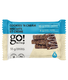 Go! Nutrition Go! Krisp Energy Square Cookies & Cream