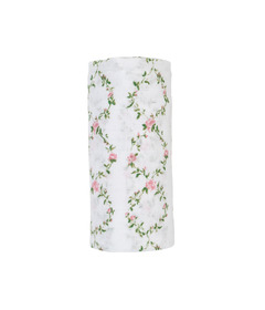 Lulujo Swaddle Blanket Muslin Cotton LG Rose Trellis