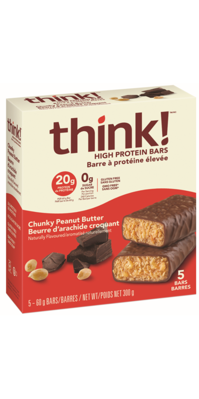 Buy think! High Protein Bar Chunky Peanut Butter Box at Well.ca | Free ...