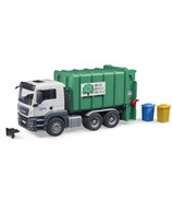 Bruder Toys MAN TGS Rear Loading Garbage Truck Green