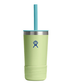 Hydro Flask Kids Tumbler with Straw & Boot Seedling Green