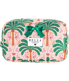 Bella Sleep & Spa Quilted Cosmetic Bag Palm Beach