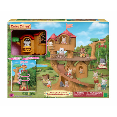 calico critters treehouse gift set