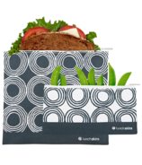 Lunchskins Reusable Zip Bag Set Circles