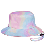 Headster Kids Bucket Hat Tie Dye Pink