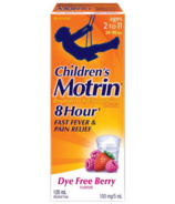 Motrin Childrens Liquid Pain Relief Ibuprofen Berry Flavour (liquide anti-douleur pour enfants)