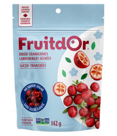 Fruit d'Or Dried Cranberries Sliced No Added Sugar