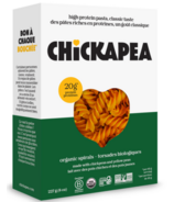 Chickapea Pâtes en spirale de pois chiches biologiques