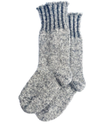 Chaussettes du dimanche en laine Okayok, mélange gris