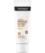 Neutrogena Purescreen+ Mineral UV Tint Face Liquid Sunscreen SPF 30 (écran solaire liquide pour le visage)