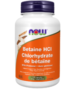 NOW Foods chlorhydrate de bétaïne avec protéase