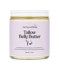 Her Sacred Roots Tallow Belly Butter for Pregnancy and Postpartum