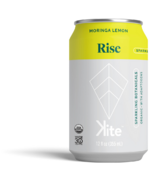 KITE Rise Sparkling Adaptogenic Tea Moringa Lemon