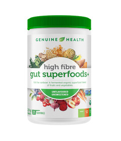 Genuine Health High Fibre Gut Superfoods+ Unflavoured