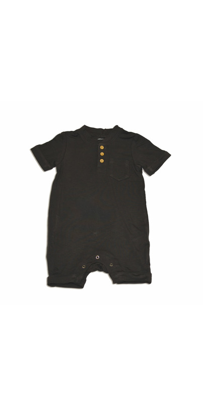 Bamboo Short Sleeve Romper with Buttons (Pirate Ship) main image 1
